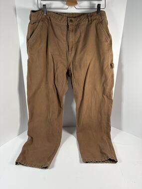 Lost Enterprises Corduroy Carpenter Pants Mens 36 Brown Y2K Skate Cargo
